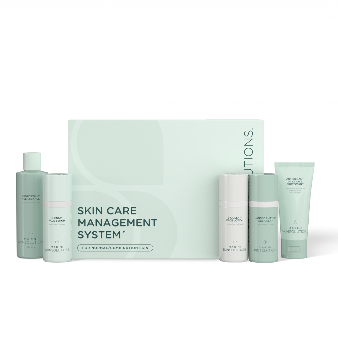 Skin Care Management System - Normal / Combination Skin with Antioxidant Daily Face Protectant SPF 30